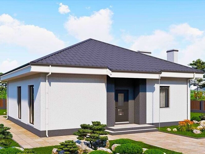 1 ЭТАЖНЫЙ ДОМ С ТЕРРАСОЙ, проект А002