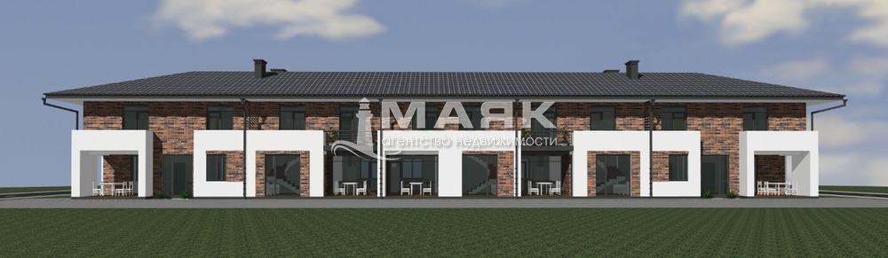 Таунхаус 129.4 кв.м на участке 2 сот