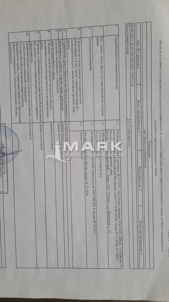 Студия 21.1 кв.м, 10/18