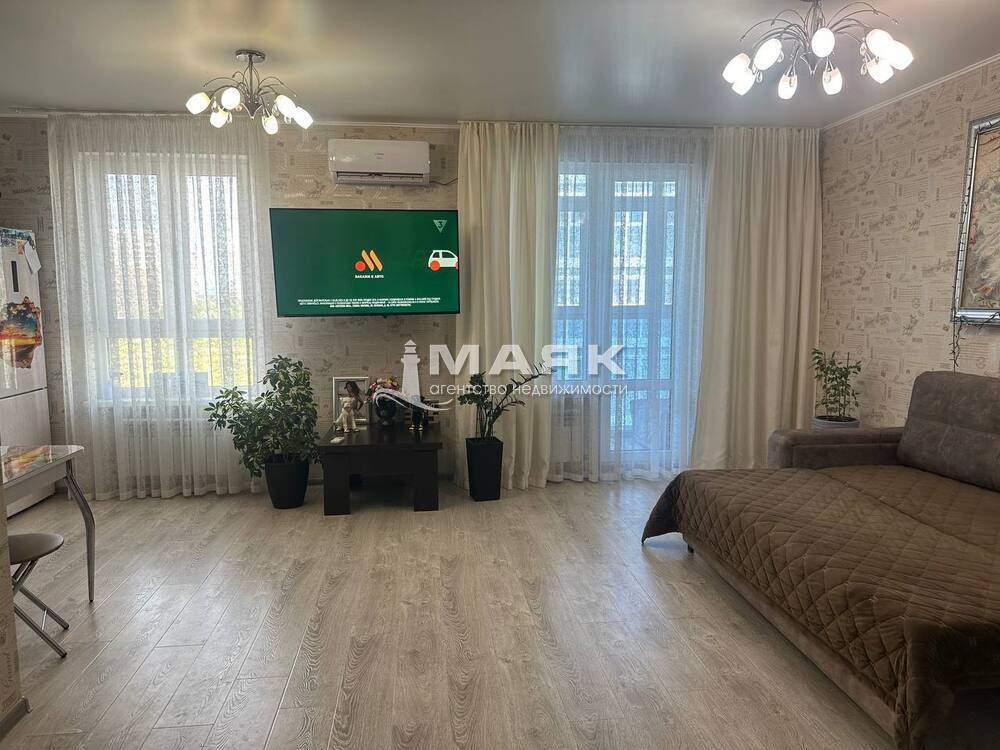 1-к. квартира 37.3 кв.м, 4/5