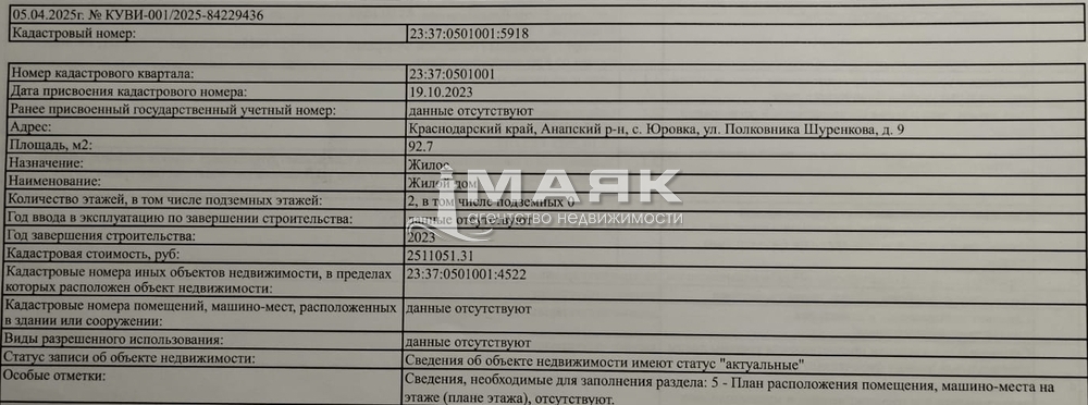 Дом 92.7 кв.м на участке 5.1 сот