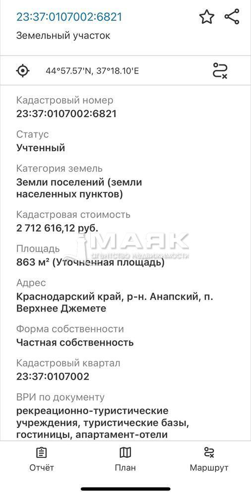 Участок 8.6 сот. (ИЖС)
