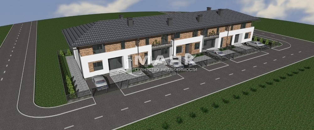 Таунхаус 129.4 кв.м на участке 2 сот