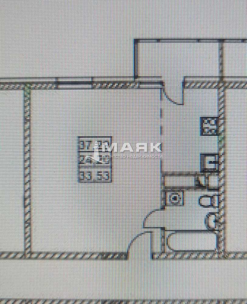 1-к. квартира 37.4 кв.м, 8/8