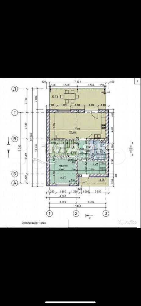 Дом 136 кв.м на участке 3 сот